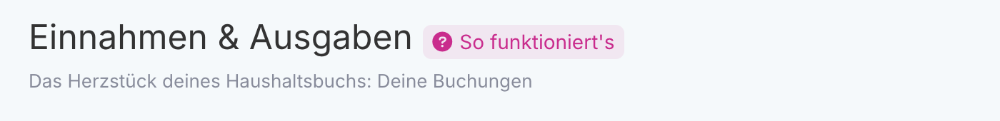 Der rosa Hilfe-Button "So funktioniert's" neben der Seitenüberschrift